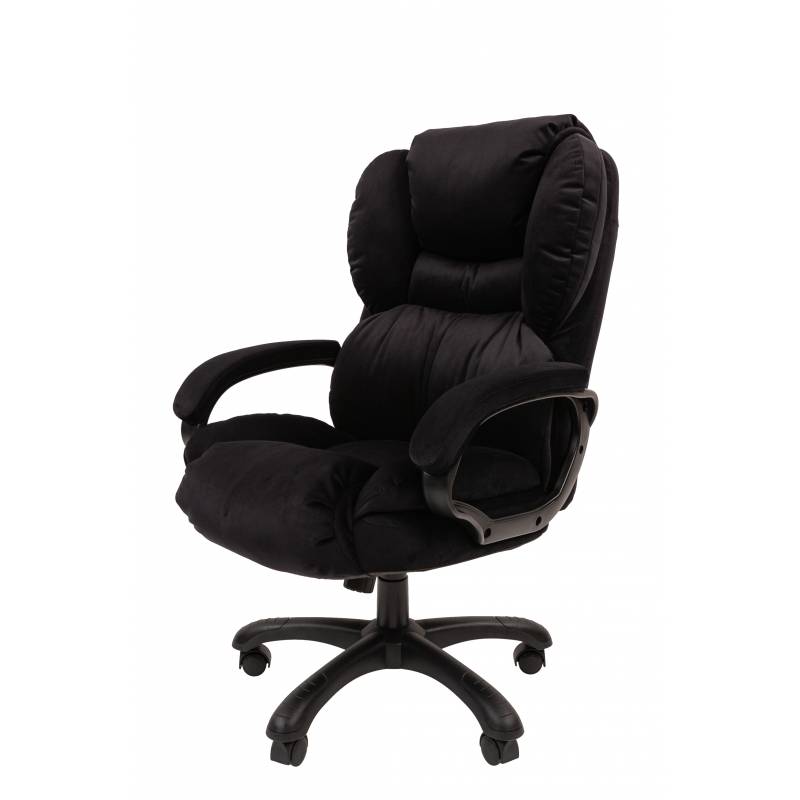 Кресло руководителя Chairman Home 434 Россия ткань Т-84 черный (черный пластик) главное фото