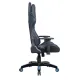 Игровое кресло  "GT Carbon GM-120", две подушки, экокожа, черное/синее, 531930. Фото товара с разных ракурсов.