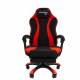 Игровое кресло Chairman game 35 Россия текстиль черно-красный. Фото товара с разных ракурсов.