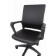 Офисное кресло Chairman 606 Россия экокожа черная. Фото товара с разных ракурсов.