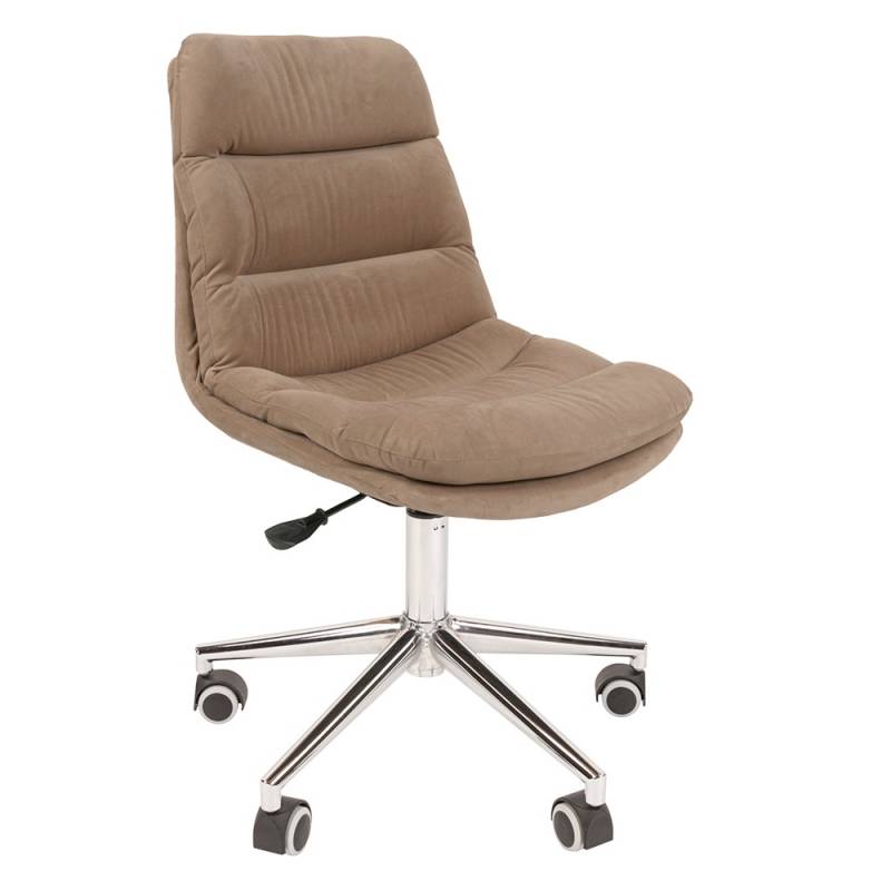 Кресло Chairman 115 Home (темно-бежевый текстиль) главное фото