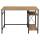 Стол  "SMART CD-018", 1100х600х765 мм, ЛОФТ, 2 полки, металл/ЛДСП бунратти, каркас черный, 641946